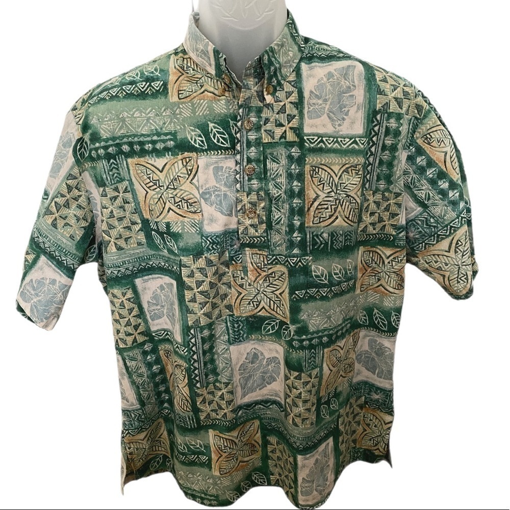 Cooke STREET Honolulu Aloha Hawaiian Shirt Men L Large